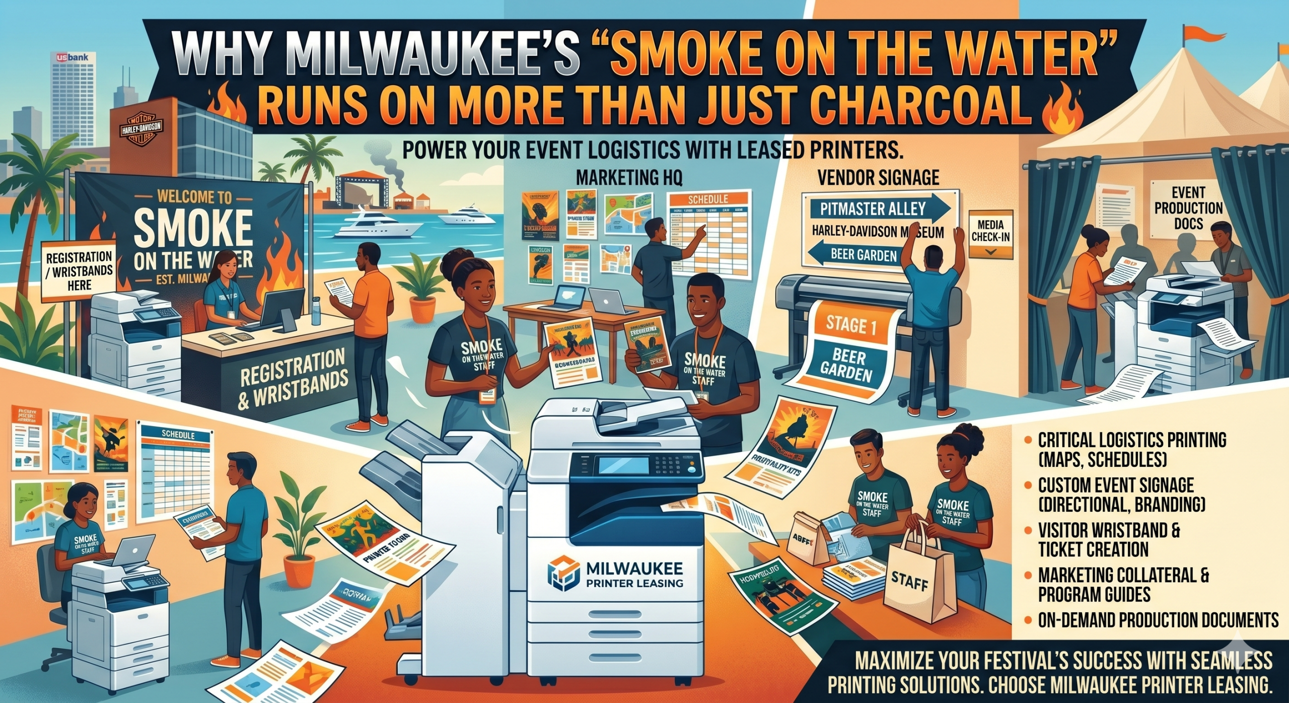 Read more about the article Grilling with Precision: Why Milwaukee’s “Smoke On The Water” Runs on More Than Just Charcoal